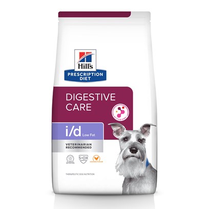 Photos - Dog Food Hills Hill's Prescription Diet i/d Low Fat Digestive Care Dry  8.5 lb Bag, Chicken Flavor 