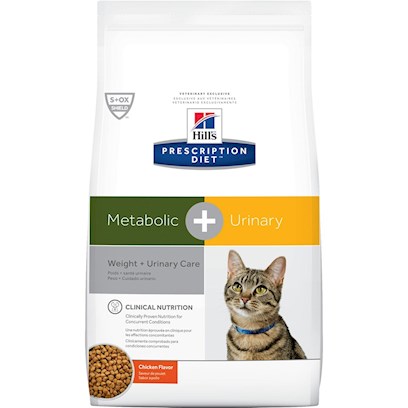 Hill's Prescription Diet Metabolic + Urinary, Weight + Urinary Care Dry Cat Food