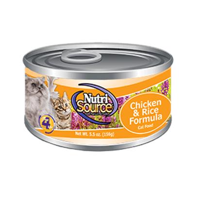 NutriSource Cat and Kitten Chicken and Rice Canned Cat Food