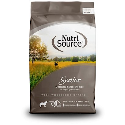 NutriSource Senior Chicken and Rice Dry Dog Food