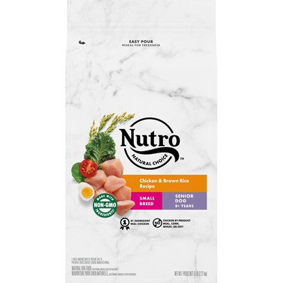 Nutro Natural Choice Senior Small Breed Chicken & Brown Rice Dry Dog Food