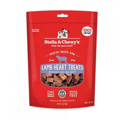 Stella & Chewy's Freeze-Dried Raw Lamb Heart Dog Treats