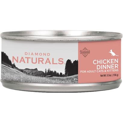 Diamond Naturals Chicken Dinner Adult & Kitten Formula Canned Cat Food