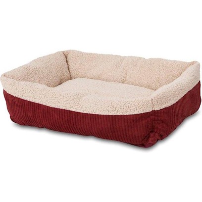 Aspen Pet Warm Spice and Cream Self Warming Bed for Dogs and Cats
