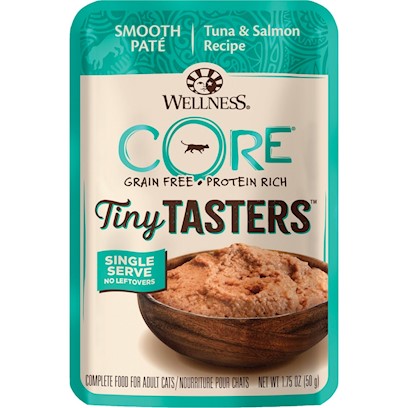 Wellness CORE Tiny Tasters Tuna & Salmon Pate Wet Cat Food