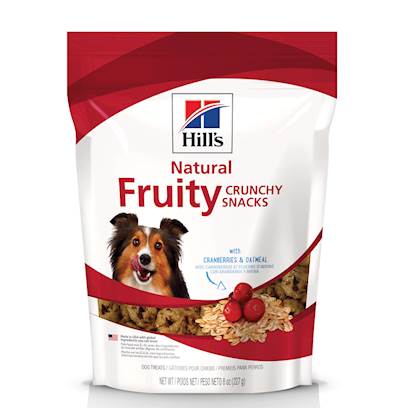 Image of Hill's Natural Fruity Snacks Crunchy Dog Treats