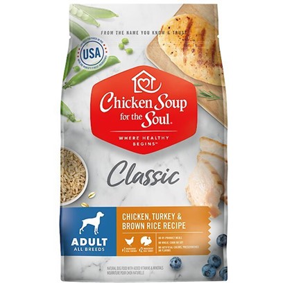 Chicken Soup For The Soul Chicken, Turkey & Brown Rice Adult Recipe Dry Dog Food