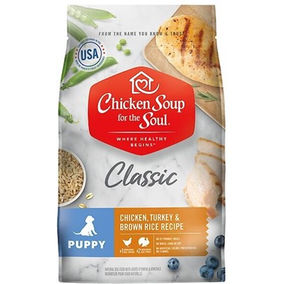 Chicken Soup For The Soul Puppy Recipe with Chicken, Turkey & Brown Rice Dry Dog Food