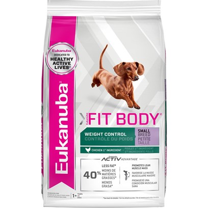 Eukanuba Fit Body Weight Control Small Breed Dry Dog Food 15-lb