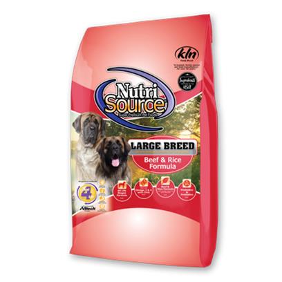 Buy NutriSource Large Breed Beef & Rice Recipe Dry Dog Food Online