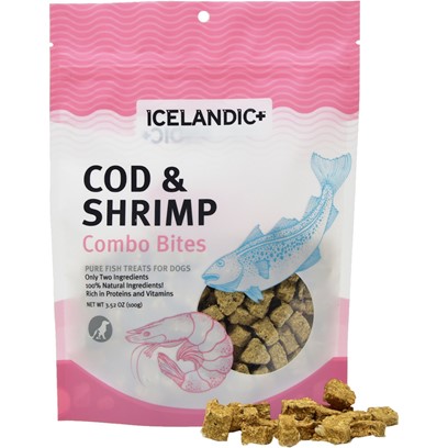 Icelandic+ Cod & Shrimp Combo Bites Fish Dog Treats