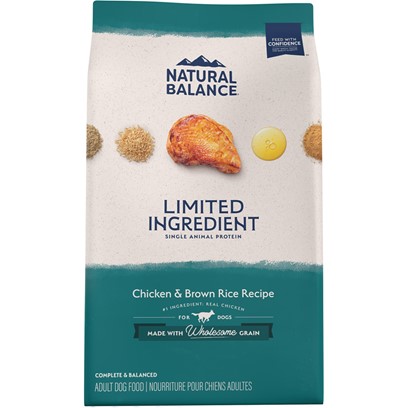 Photos - Dog Food Natural Balance L.I.D. Limited Ingredient Diet Adult Chicken & Brown Rice 