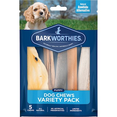 Barkworthies Dog Chew Variety Pack for Puppies & Small Breeds