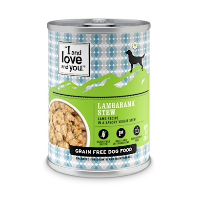 I And Love And You Grain Free Lambarama Stew Canned Dog Food