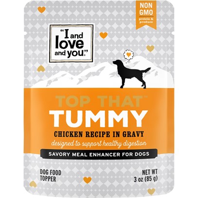 I and Love and You Top That Tummy Chicken Recipe in Gravy Meal Enhancer for Dogs