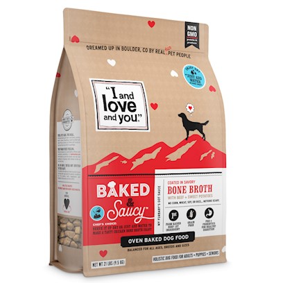 I and Love and You Baked & Saucy Beef & Sweet Potato Dry Dog Food