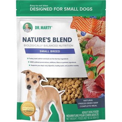 Image of Dr. Marty Nature's Blend Small Breed Freeze Dried Raw Dog Food