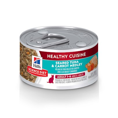 Image of Hill's Science Diet Healthy Cuisine Adult Seared Tuna & Carrot Medley Canned Cat Food