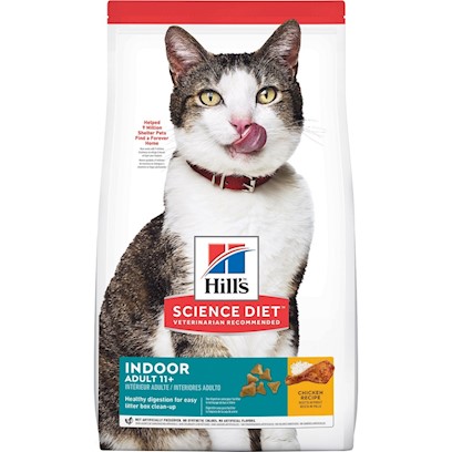 Hill's Science Diet Adult 11+ Indoor Chicken Recipe Dry Cat Food