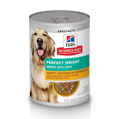 Image of Hill's Science Diet Adult Perfect Weight Hearty Vegetable & Chicken Stew Canned Dog Food