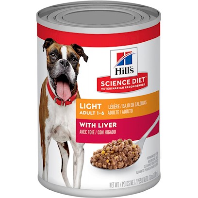 Hill's Science Diet Adult Light Liver Recipe Canned Dog Food