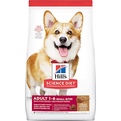 Hill's Science Diet Small Bites Lamb Meal & Brown Rice Recipe Dry Dog Food