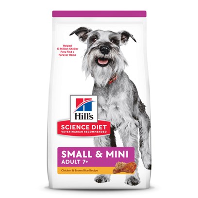 Hill's Science Diet Senior 7+ Small & Mini Chicken Meal, Barley & Brown Rice Recipe Dry Dog Food