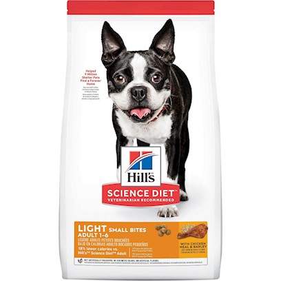 Photos - Dog Food Hills Hill's Science Diet Adult Light Small Bites Chicken Meal & Barley Dry Dog 