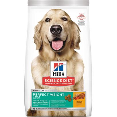 Photos - Dog Food Hills Hill's Science Diet Adult Perfect Weight Chicken Recipe Dry  4 lb 