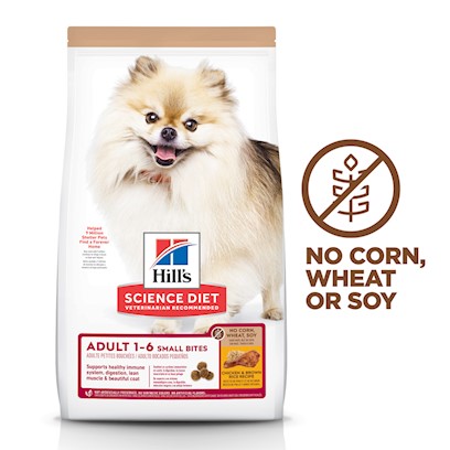 Hill's Science Diet Small Bites No Corn, Wheat, Soy Chicken Small Breed Adult Dry Dog Food
