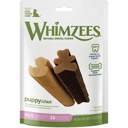 Photos - Dog Food Whimzees Puppy Dental Chew Dog Treats Medium / Large: Pack of 14 