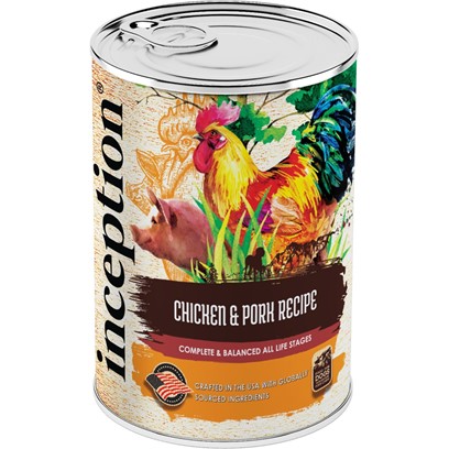 Inception Chicken & Pork Meal Recipe Canned Dog Food