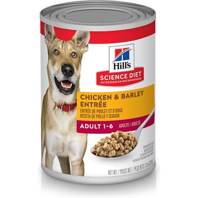 Hill's Science Diet Adult Gourmet Chicken & Barley Entree Canned Dog Food