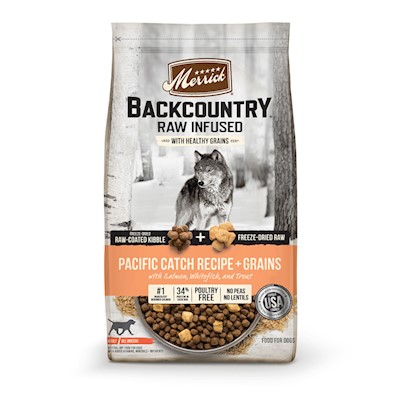 Merrick Backcountry Raw Infused with Healthy Grains Pacific Catch Recipe Dry Dog Food