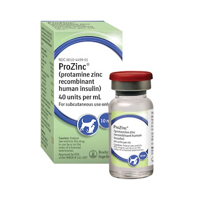 ProZinc Insulin U-40 for Dogs and Cats