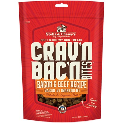 Stella & Chewy's Crav'n Bac'n Bites Bacon & Beef Recipe Dog Treats