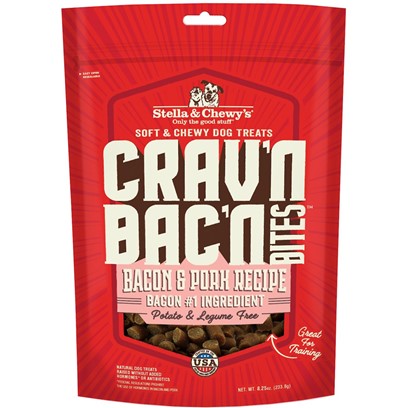 Stella & Chewy's Crav'n Bac'n Bites Bacon & Pork Recipe Dog Treats