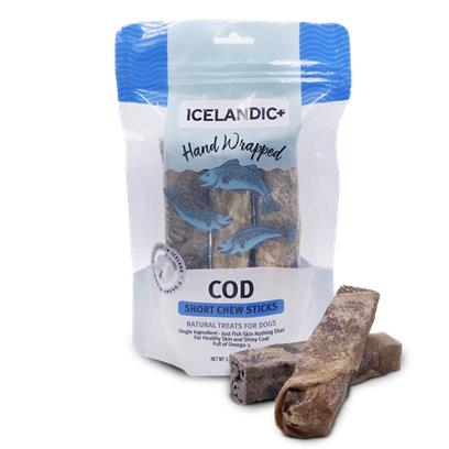 Icelandic+ Cod Skin Hand Wrapped Chew Stick Dog Treat
