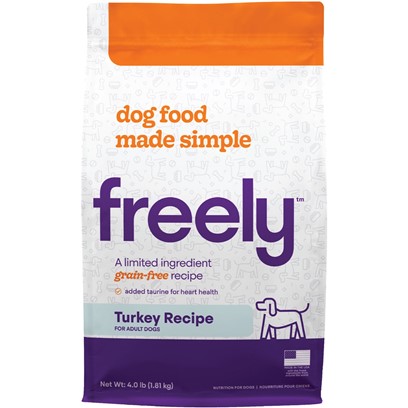 Freely Limited Ingredient Diet Natural Grain Free Turkey Kibble Adult Dry Dog Food