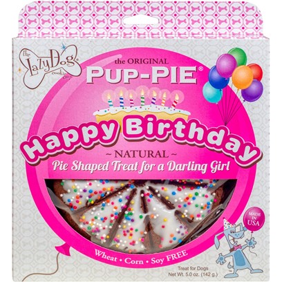 Lazy Dog Cookie Company The Original Happy Birthday Pup-PIE for a Darling Girl
