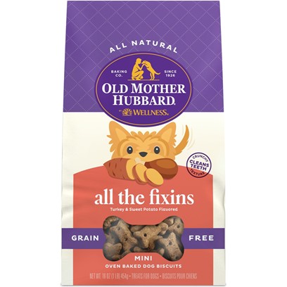 Old Mother Hubbard All The Fixins Grain Free Biscuits Baked Dog Treats