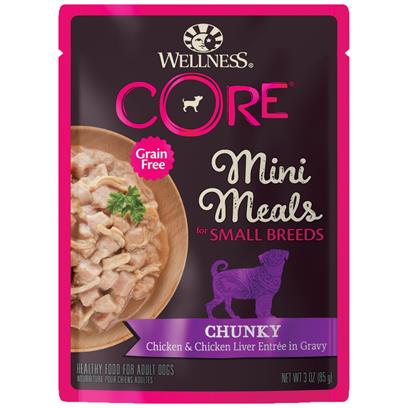 Wellness CORE Natural Grain Free Small Breed Mini Meals Wet Dog Food
