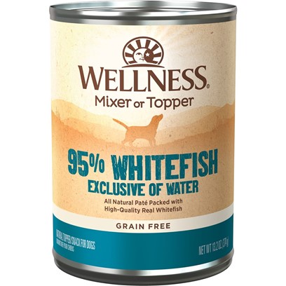 Photos - Dog Food Wellness 95 Whitefish Natural Wet Grain Free Canned  13.2-Ounce Ca 
