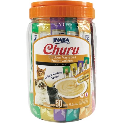 Inaba Churu Chicken Puree Cat Treats Variety Pack