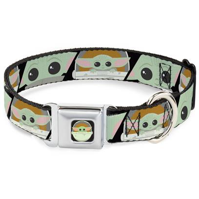 UPC 190882858889 product image for Buckle Down Star Wars Baby Yoda The Child Chibi Seatbelt Buckle Collar Medium, 1 | upcitemdb.com