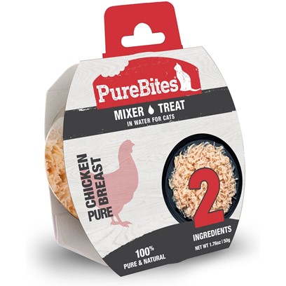 PureBites Mixers Chicken Breast in Water Cat Food Topper Treat