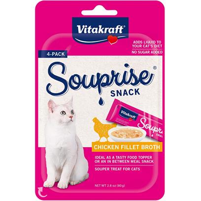 Vitakraft Souprise Snack Chicken Fillet Broth Recipe Cat Treat Food Topper