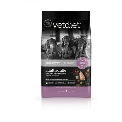 Vetdiet Chicken & Rice Formula Adult Small Bites All Breeds Dry Dog Food