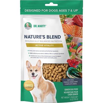 Dr. Marty Nature's Blend for Active Vitality Seniors Freeze Dried Raw Dog Food