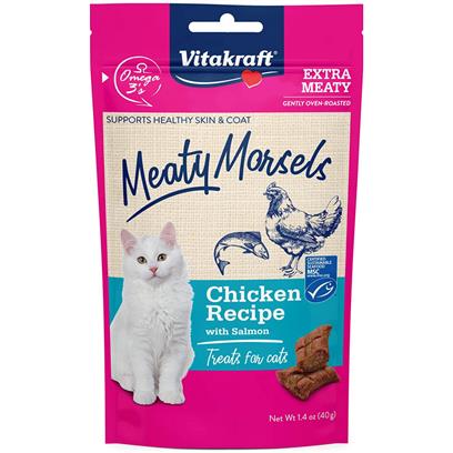 Vitakraft Meaty Morsels Chicken Recipe with Salmon Cat Treats